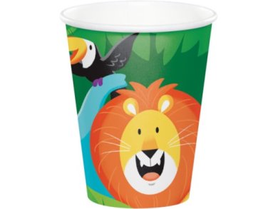 Jungle Safari Paper Cups (8pcs)