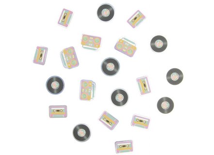 90's party table confetti 10g