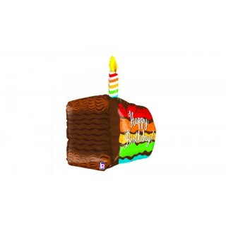 Cake Supershape Balloon Happy Birthday