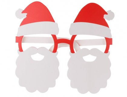 Άγιος Βασίλης χάρτινα γυαλιά