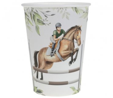 Άλογο Πρωταθλήτης ποτήρια χάρτινα 10τμχ