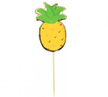 Pineapple decorative picks (10pcs)