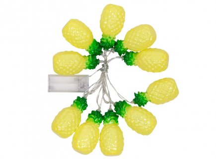 Pineapple string lights with batteries