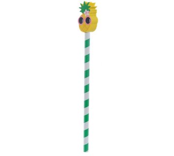 Pineapple pencil and eraser