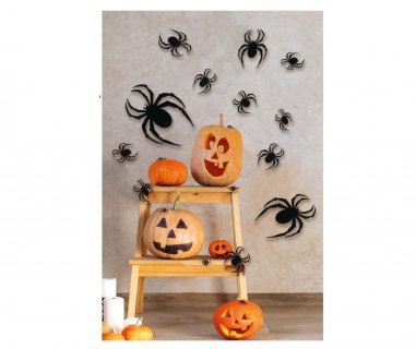 Διακοσμητικές αράχνες για πάρτυ με θέμα το Halloween