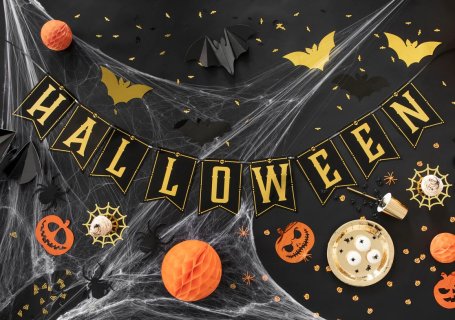 Αράχνες και ιστοί κομφετί για Halloween πάρτυ