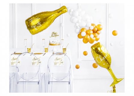 Small latex balloons in white color for party decoration