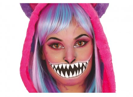 White cream aquacolor for face painting and body painting
