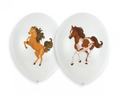 Restless horses latex balloons 6pcs