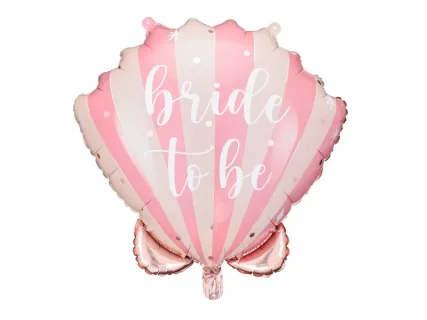 Seashell Bride to Be foil balloon 52cm