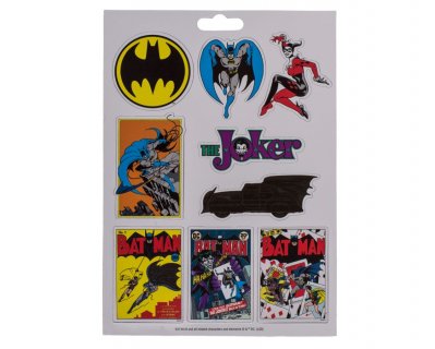 Set of different designs of magnets with Batman theme