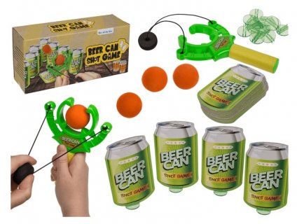 Beer can shot game party game for adults