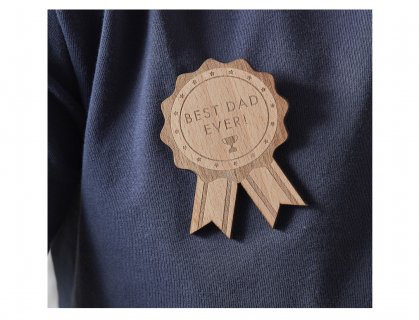 Best Dad Ever badge for the father's day.
