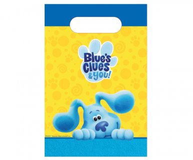 Blue's Clue's χάρτινα σακουλάκια για μικρό δωράκια 8τμχ