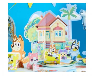 Centerpieces for table decoration with Bluey theme