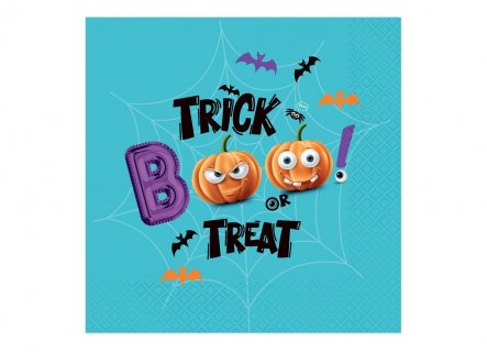 Boo Trick or Treat luncheon napkins for Halloween party