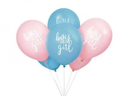 Boy or Girl Λάτεξ Μπαλόνια για την Αποκάλυψη Φύλου (8τμχ)
