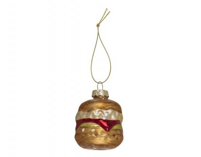 Burger Christmas tree decoration