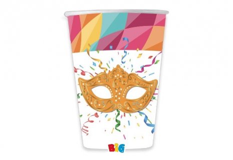 Carnival paper cups 6pcs