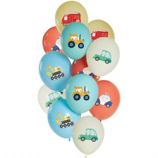 Λάτεξ μπαλόνια για πάρτυ με θέμα τα οχήματα από την κολεξιόν cars party