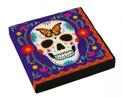 Day of the Dead luncheon napkins 16pcs