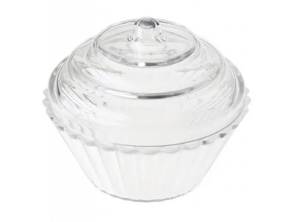 Clear cupcake shaped treat boxes 4pcs