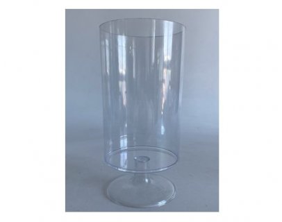 Large Clear Color cylinder container 19,5cm
