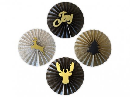 black-and-gold-paper-fans-with-deer-502100