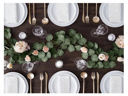 Eucalyptus garland for table decoration