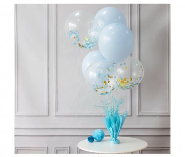 Centerpiece for a balloon bouquet for a table decoration