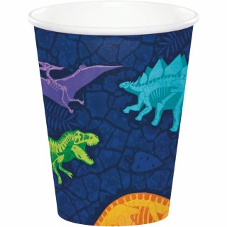 Dino Dig ποτήρια χάρτινα με θέμα τους δεινόσαυρους