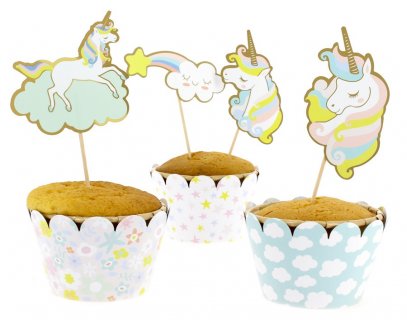 Eco Unicorn and friends cupcake kit 6pcs