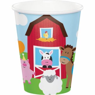 Farmhouse Paper Cups (8pcs)