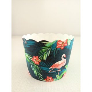 Flamingo Chic Cake Cups 25/pcs