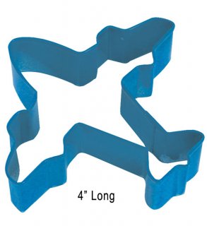 Airplane shaped cookie cutter