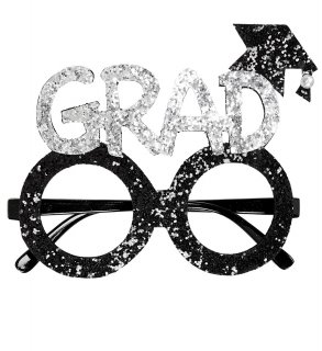 Grad Μαύρα Πλαστικά Γυαλιά Για Αποφοίτηση