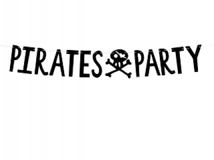 Pirates Party Black Garland