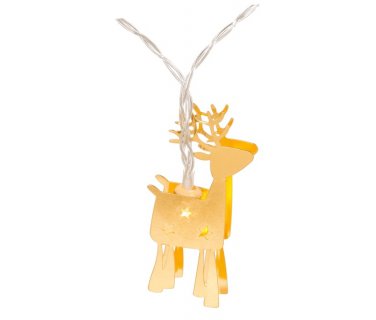 Deer led lights garland 184cm