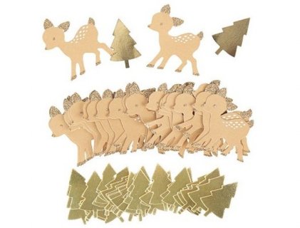 Deer and Trees table confetti 80pcs
