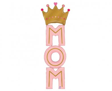 Extra large Mom with Crown foil balloon 180cm