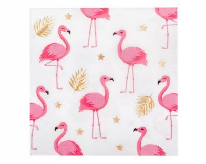 flamingo-with-gold-foiled-details-luncheon-napkins-52557