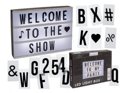 Party accessories, light box for your home and party decoration