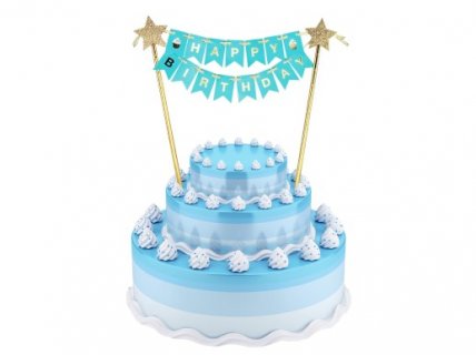light-blue-flag-bunting-with-gold-happy-birthday-cake-decoration-party-accessories-qtdhbn