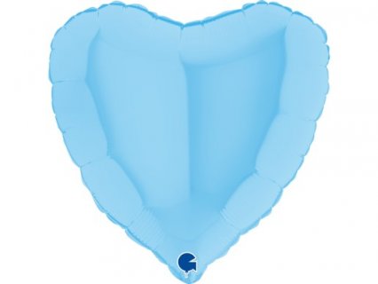 Γαλάζια Καρδιά Foil Μπαλόνι (46εκ)