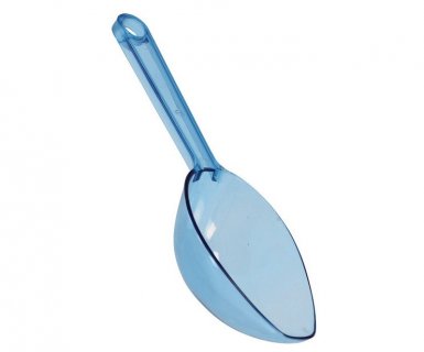 Blue scoop for the candy bar 16,7cm