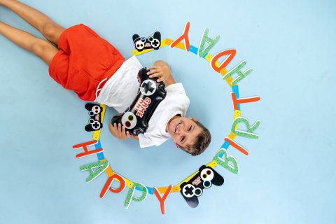 Game Controller Happy Birthday γιρλάντα για πάρτυ γενεθλίων