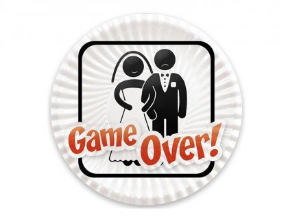 Game Over small paper plates 8pcs