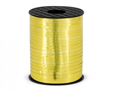 Glossy gold ribbon 458m