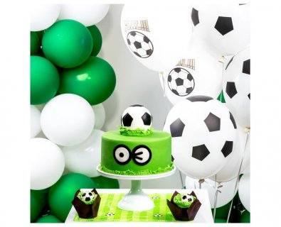 Goal latex balloons for a soccer theme party decoration