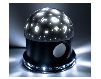 Halloween discoball with light and sound 14cm